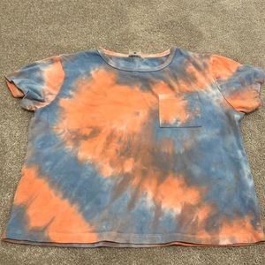 Cropped Tie-Dye T-Shirt